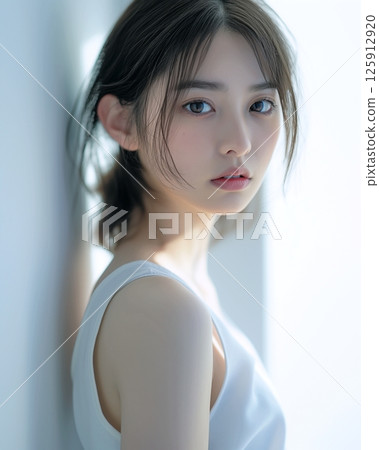 Beautiful women with beautiful skin/skin care "AI generated images" 125912920