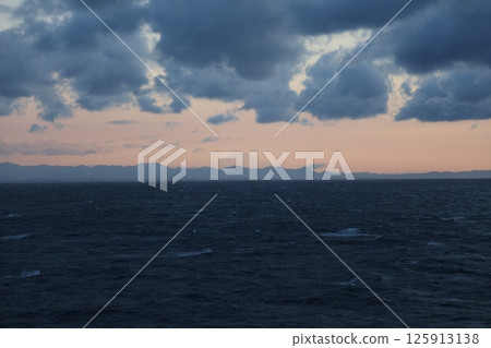 Mount Fuji from the ferry 125913138