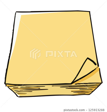 手寫便籤向量素材01 手寫便籤向量素材01 125913288