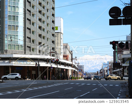 Scenery of Toyama city Scenery of Toyama city 125913545