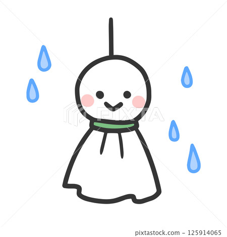 Teru Teru Bozu 和雨的插圖 Teru Teru Bozu 和雨的插圖 125914065