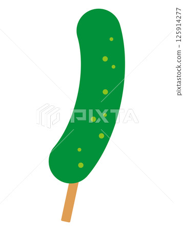 Chilled pickled cucumber icon Chilled pickled cucumber icon 125914277