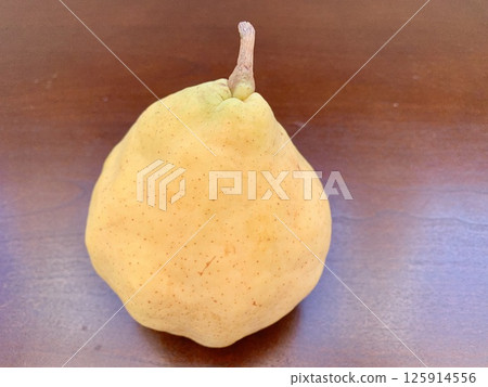 Stock Photo: Pears placed on the table 125914556