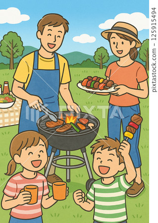 家庭燒烤 125915494