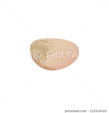 Vector illustration of a dirty makeup sponge puff Vector illustration of a dirty makeup sponge puff 125916420