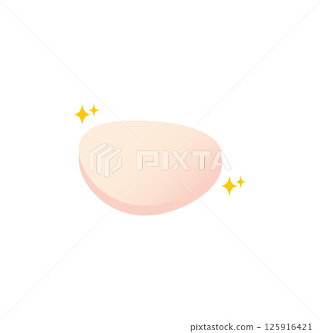 Vector illustration of a makeup sponge puff Vector illustration of a makeup sponge puff 125916421