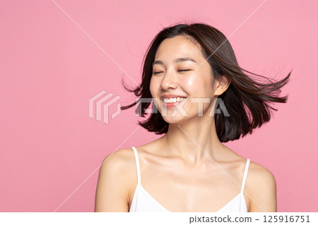 日本年輕女性的美女肖像（AI模型） 125916751