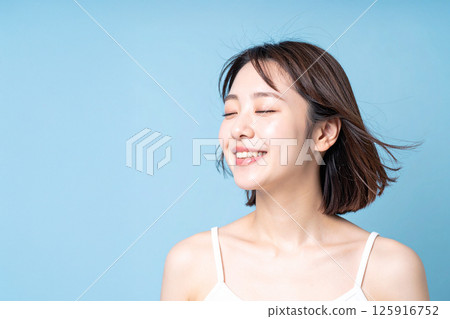 日本年輕女性的美女肖像（AI模型） 125916752