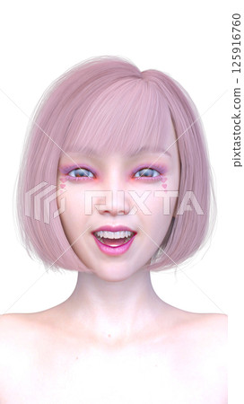 女人的臉的特寫 女人的臉的特寫 125916760