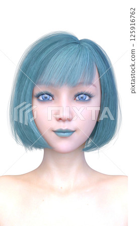 女人的臉的特寫 女人的臉的特寫 125916762