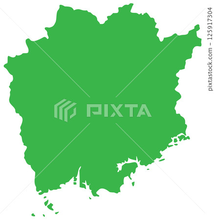 Okayama Prefecture Map Okayama Prefecture Map 125917304