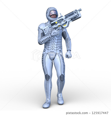 Cyber warrior 125917447