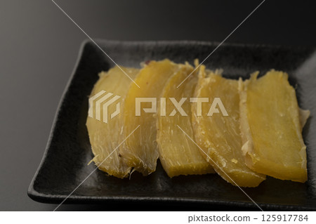 Handmade dried sweet potato 125917784