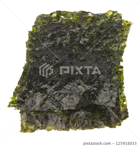 seaweed isolated on white background seaweed isolated on white background 125918833