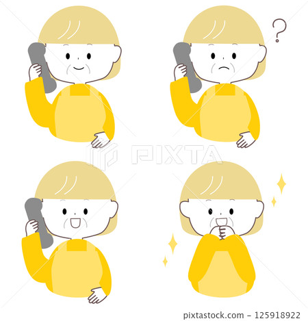 Senior woman making a phone call Senior woman making a phone call 125918922