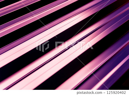Violet metallic roof tiles background with light pattern. 125920402