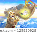 Noah's Ark and Dove 125920928