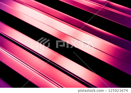 Violet metallic roof tiles background with light pattern. 125921674