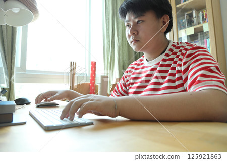 Teeager with Technology 125921863