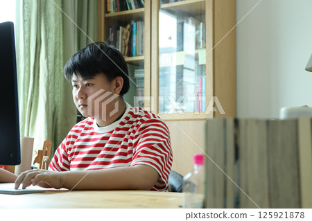 Teeager with Technology Teeager with Technology 125921878