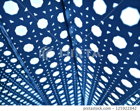 The design features a background that is adorned with numerous white dots scattered across it 125922842