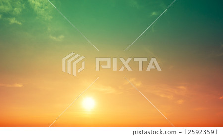 Colorful cloudy sky at sunset. Gradient color. Sky texture, abstract nature background Colorful cloudy sky at sunset. Gradient color. Sky texture, abstract nature background 125923591