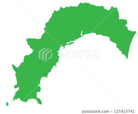 Kochi prefecture map 125923742