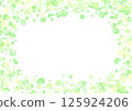 Bright green light frame 125924206
