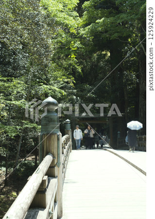 Ise shrine Uji Bridge 125924229