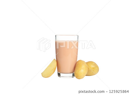PNG, Potato milk, isolated on white background PNG, Potato milk, isolated on white background 125925864