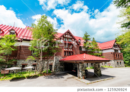 <長野縣>上高地帝國酒店外觀 <長野縣>上高地帝國酒店外觀 125926924