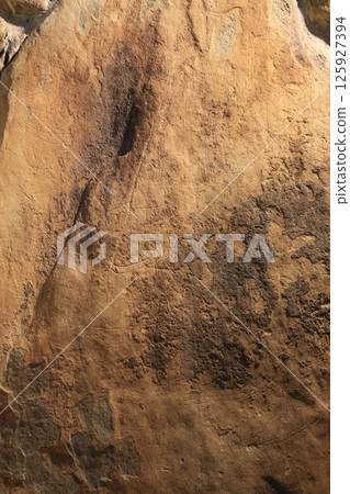 Line engraving on the front of the chamber of the Miyagao Tomb in the Arioka Tomb Group in Zentsuji City 125927394