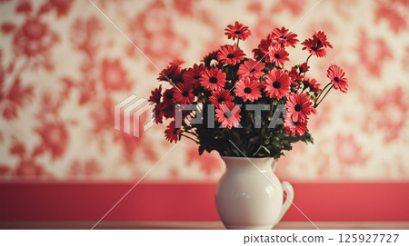 紅花背景素材（生成式 AI） 125927727