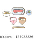 Illustration of breakfast 125928826