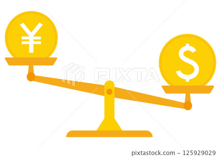 日圓疲軟和美元走強的例證，日圓貶值的例證 125929029