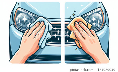 擦亮你的車頭燈，讓它們閃閃發光：汽車保養 125929039