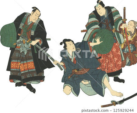 浮世繪插圖忠臣藏 浮世繪插圖忠臣藏 125929244