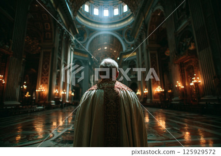 Majestic Cathedral Interior 125929572