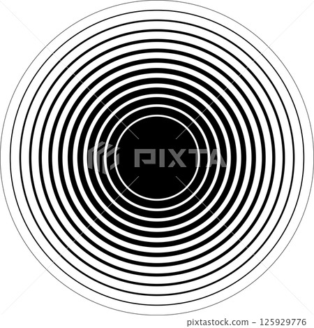 Circle blend line frame template design. Design elements 125929776