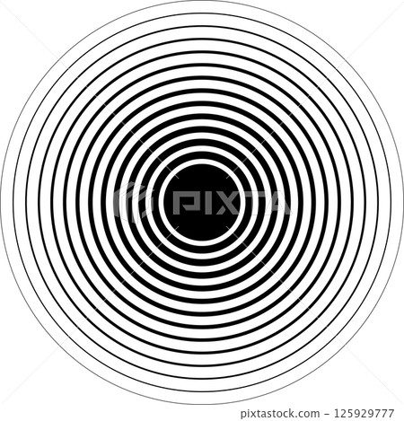 Circle blend line frame template design. Design elements 125929777