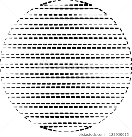 Geometric shapes dash line. Decoration element Geometric shapes dash line. Decoration element 125930015
