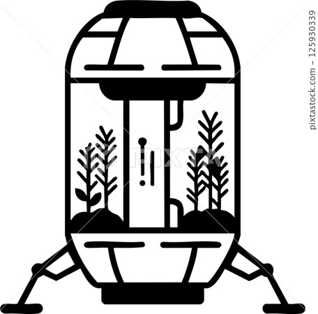 Self-Contained Ecosystem Pod for Plant Growth 125930339