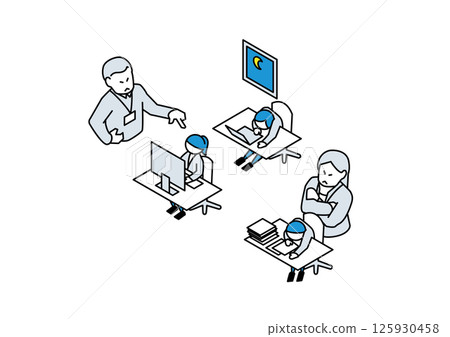 黑色公司插圖 125930458