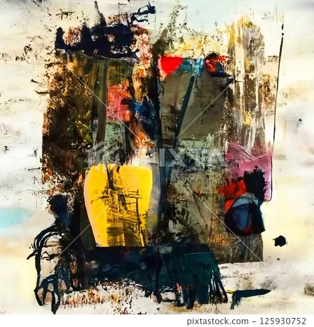 bright colorful collage abstract image bright colorful collage abstract image 125930752