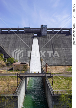 Asari Dam in Spring (Concrete Gravity Dam) Asari Dam in Spring (Concrete Gravity Dam) 125930777