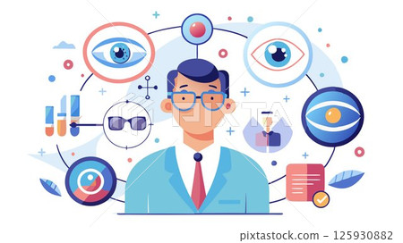 Opticians may also provide information on eye care, contact lens care, and other related topics. 125930882