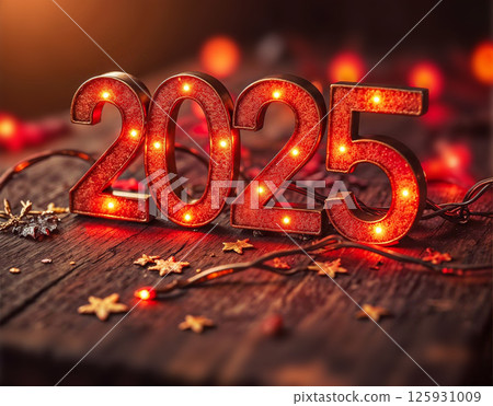 A red sign with the number twenty-five on it 125931009