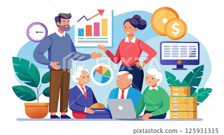 Financial advisors provide expert guidance on a variety of financial matters, including retirement planning, estate planning, and tax strategies. Financial advisors provide expert guidance on a variety of financial matters, including retirement planning, estate planning, and tax strategies. 125931315