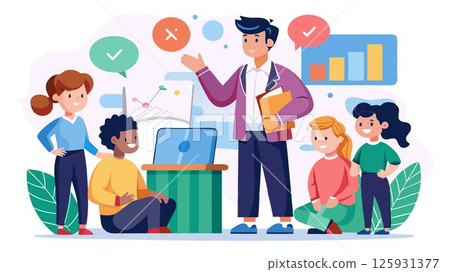 By giving presentations, students can gain confidence and improve their ability to engage with an audience. By giving presentations, students can gain confidence and improve their ability to engage with an audience. 125931377