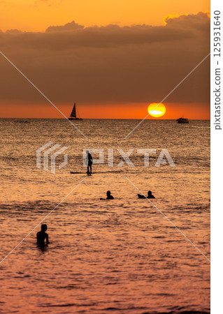 夏威夷的日落 125931640
